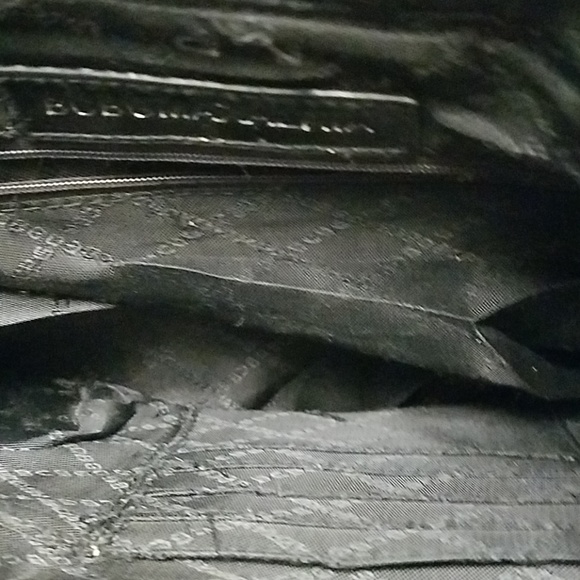 Black leather and canvas bag - Picture 6 of 6